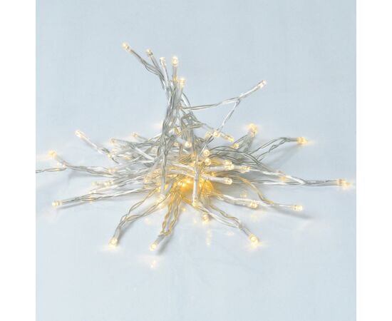 Гірлянда YES! Fun Нитка 70 LED Тепло-біла 4.9 м Статична На батарейках (975059)