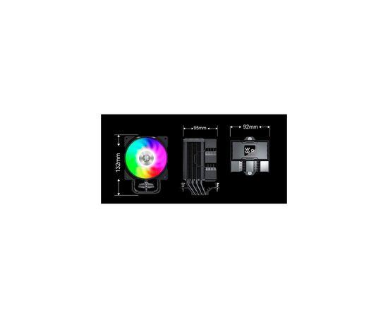 Кулер до процесора Gamemax Gamma 90 Digital BK, зображення 12 Кулер до процесора Gamemax Gamma 90 Digital BK, зображення 12