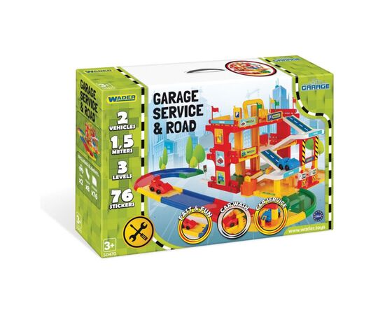 Игровой набор Wader Гараж "Сервис" с дорогой (50470)