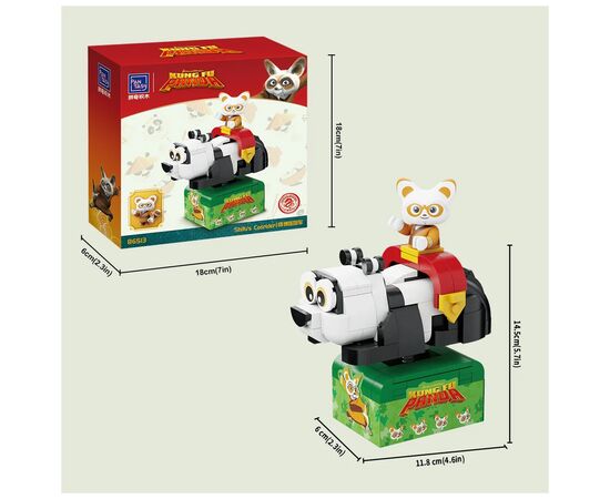 Конструктор Pantasy Kung Fu Panda Косрайдер Шифу (86513), изображение 4 Конструктор Pantasy Kung Fu Panda Косрайдер Шифу (86513), изображение 4