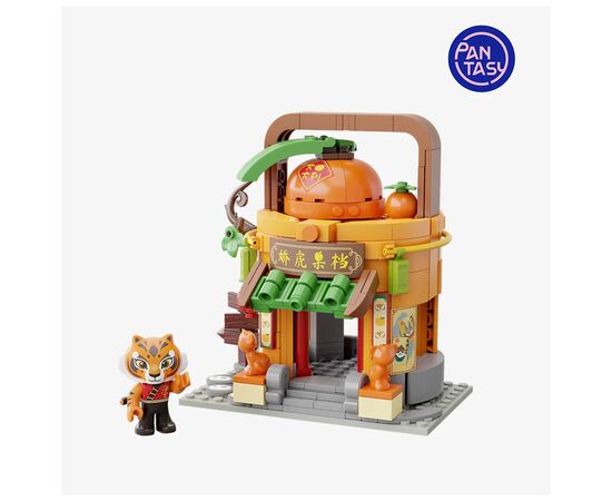 Конструктор Pantasy Kung Fu Panda Кунгфу Панда Мини Вид на улицу - Фруктовая лавка Тигрицы (86508)