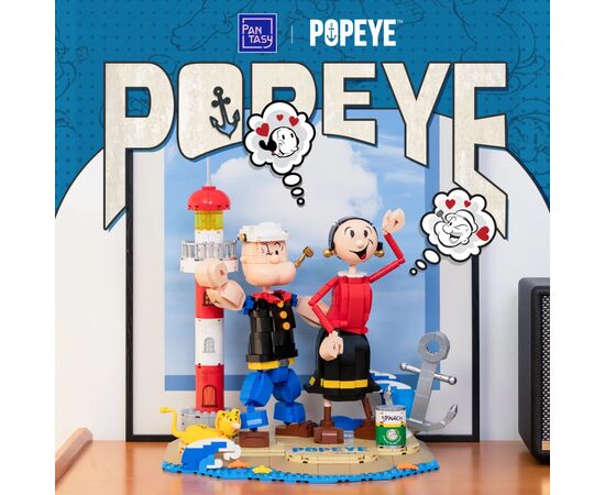 Конструктор Pantasy Popeye Папай с Оливой (86401), изображение 2 Конструктор Pantasy Popeye Папай с Оливой (86401), изображение 2