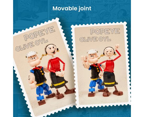 Конструктор Pantasy Popeye Папай с Оливой (86401), изображение 6 Конструктор Pantasy Popeye Папай с Оливой (86401), изображение 6
