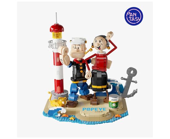 Конструктор Pantasy Popeye Папай з Оливою (86401)