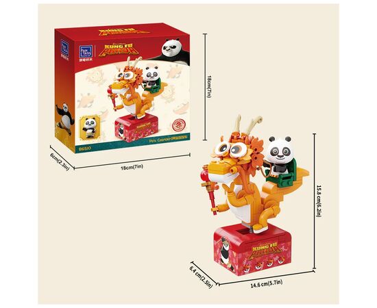 Конструктор Pantasy Kung Fu Panda Косрайдер По (86510), изображение 3 Конструктор Pantasy Kung Fu Panda Косрайдер По (86510), изображение 3