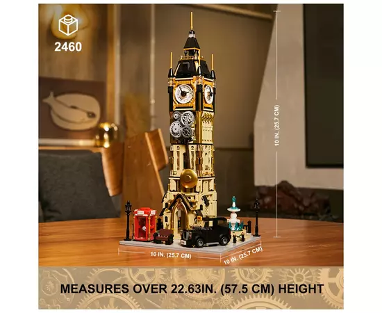 Конструктор Pantasy Original - Steampunk Парк Часовая башня в стиле стимпанк (85008), изображение 2 Конструктор Pantasy Original - Steampunk Парк Часовая башня в стиле стимпанк (85008), изображение 2