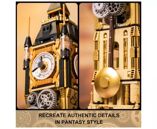 Конструктор Pantasy Original - Steampunk Парк Часовая башня в стиле стимпанк (85008), изображение 4 Конструктор Pantasy Original - Steampunk Парк Часовая башня в стиле стимпанк (85008), изображение 4