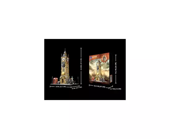 Конструктор Pantasy Original - Steampunk Парк Часовая башня в стиле стимпанк (85008), изображение 6 Конструктор Pantasy Original - Steampunk Парк Часовая башня в стиле стимпанк (85008), изображение 6