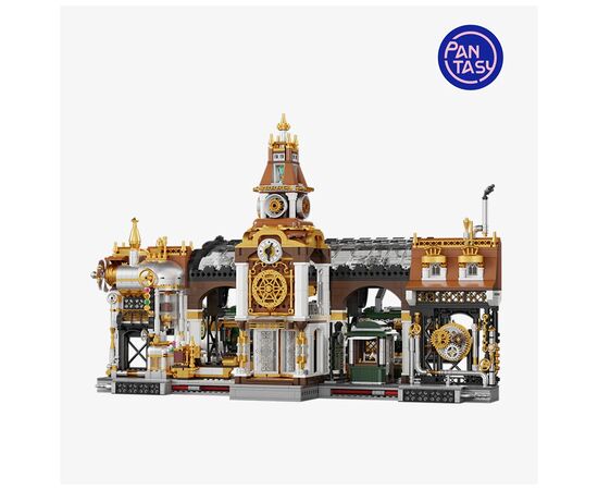 Конструктор Pantasy Original - Steampunk Железнодорожная станция в стиле стимпанк (85007)