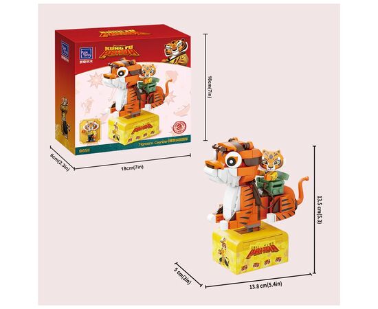 Конструктор Pantasy Kung Fu Panda Косридер Тигрицы (86511), изображение 3 Конструктор Pantasy Kung Fu Panda Косридер Тигрицы (86511), изображение 3