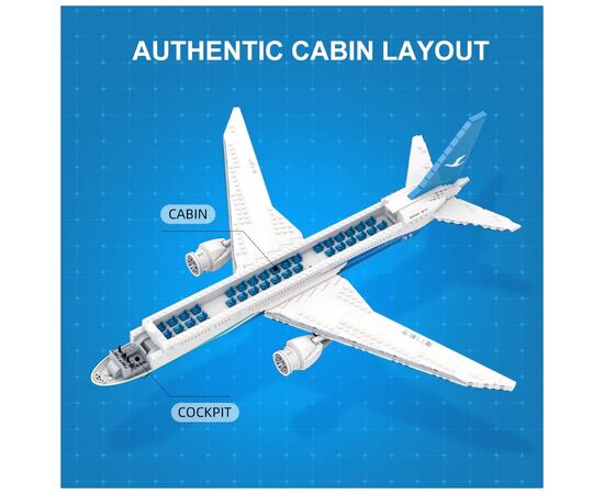 Конструктор Pantasy Joyside Series BOEING 787 (11017), изображение 3 Конструктор Pantasy Joyside Series BOEING 787 (11017), изображение 3