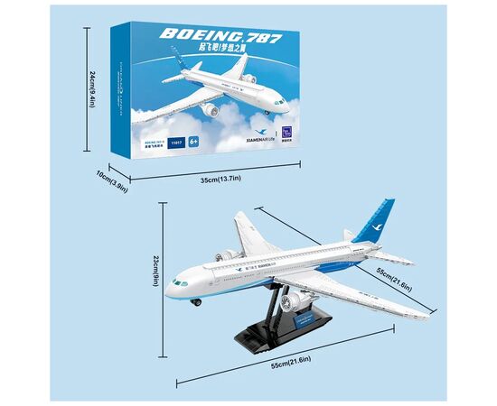 Конструктор Pantasy Joyside Series BOEING 787 (11017), изображение 5 Конструктор Pantasy Joyside Series BOEING 787 (11017), изображение 5