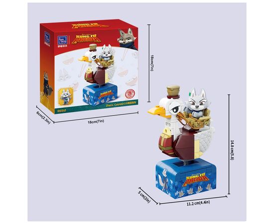 Конструктор Pantasy Kung Fu Panda Косрайдер Чжэнь (86512), изображение 3 Конструктор Pantasy Kung Fu Panda Косрайдер Чжэнь (86512), изображение 3