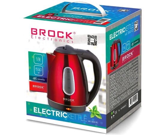 Электрочайник Brock WK 0603 RD, изображение 2 Электрочайник Brock WK 0603 RD, изображение 2