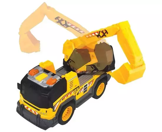 Спецтехника Dickie Toys Функциональное авто Экскаватор со звук. и свет. эффект., 30 см (3306026), изображение 4 Спецтехника Dickie Toys Функциональное авто Экскаватор со звук. и свет. эффект., 30 см (3306026), изображение 4