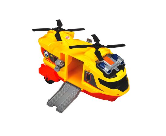 Спецтехника Dickie Toys Функциональный вертолет Служба спасения с носилками, со звук. и свет. эффект., 30 см (3306023), изображение 2 Спецтехника Dickie Toys Функциональный вертолет Служба спасения с носилками, со звук. и свет. эффект., 30 см (3306023), изображение 2