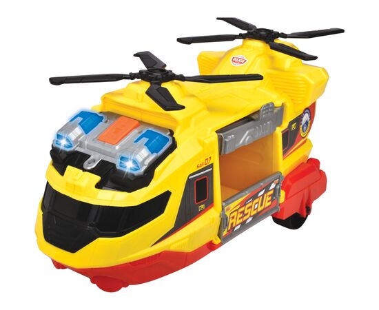 Спецтехника Dickie Toys Функциональный вертолет Служба спасения с носилками, со звук. и свет. эффект., 30 см (3306023)