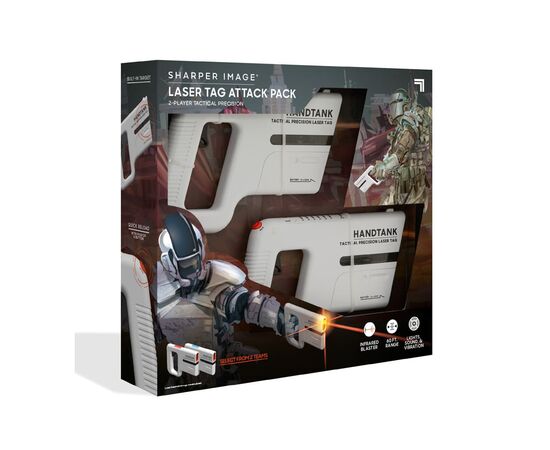 Іграшкова зброя Sharper Image набір для лазерних боїв Laser tag attack pack (1214013111), зображення 6 Іграшкова зброя Sharper Image набір для лазерних боїв Laser tag attack pack (1214013111), зображення 6