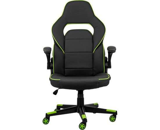 Кресло игровое 2E Gaming Hebi Black/Green (2E-GC-HEB-BK), изображение 2 Кресло игровое 2E Gaming Hebi Black/Green (2E-GC-HEB-BK), изображение 2