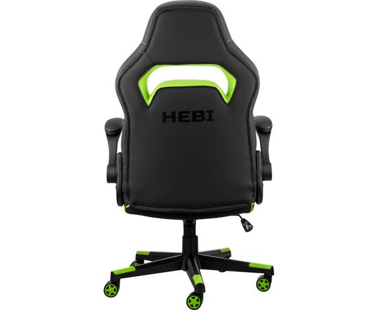 Кресло игровое 2E Gaming Hebi Black/Green (2E-GC-HEB-BK), изображение 3 Кресло игровое 2E Gaming Hebi Black/Green (2E-GC-HEB-BK), изображение 3