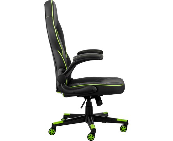 Кресло игровое 2E Gaming Hebi Black/Green (2E-GC-HEB-BK), изображение 4 Кресло игровое 2E Gaming Hebi Black/Green (2E-GC-HEB-BK), изображение 4