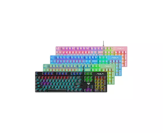 Клавиатура Aula S2022 KRGD Blue Hot-Swap USB UA Black (6948391202235), изображение 8 Клавиатура Aula S2022 KRGD Blue Hot-Swap USB UA Black (6948391202235), изображение 8
