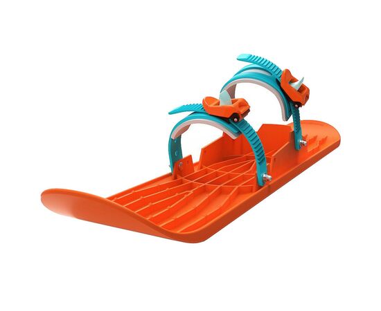 Санки Plastkon OneFoot Miniski Монолыжа оранжевая (49653)