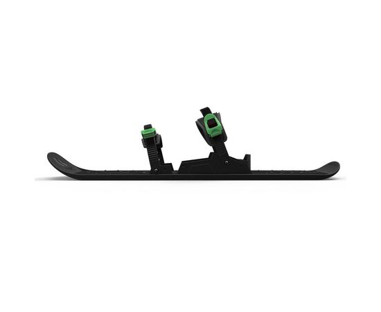 Санки Plastkon OneFoot Miniski Монолыжа черная с зеленым (49652), изображение 2 Санки Plastkon OneFoot Miniski Монолыжа черная с зеленым (49652), изображение 2