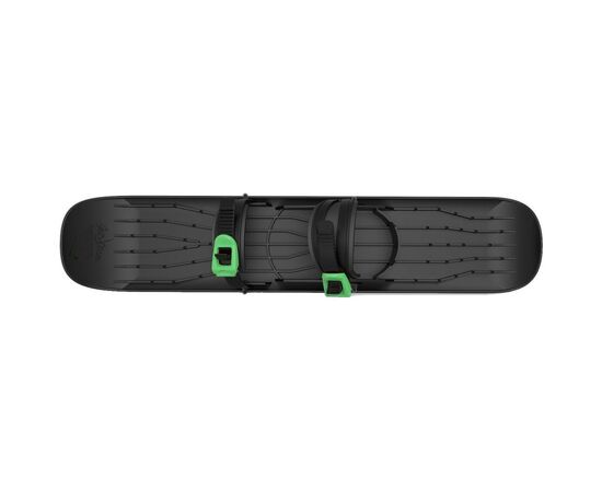 Санки Plastkon OneFoot Miniski Монолыжа черная с зеленым (49652), изображение 3 Санки Plastkon OneFoot Miniski Монолыжа черная с зеленым (49652), изображение 3