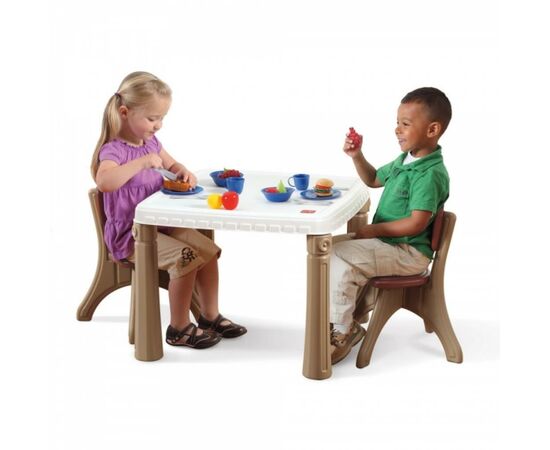 Детский стол Step2 и 2 стула "KITCHEN TABLE CHAIRS" (41383), изображение 2 Детский стол Step2 и 2 стула "KITCHEN TABLE CHAIRS" (41383), изображение 2