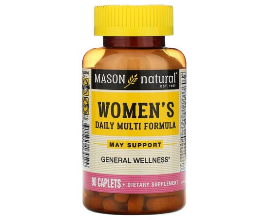 Витаминно-минеральный комплекс Mason Natural Мультиформула для женщин, Women's Daily Multi Formula, 90 к (MAV-16459)