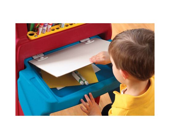 Набор для творчества Step2 Art Easel Парта с сидением и доской для творчества (41378), изображение 5 Набор для творчества Step2 Art Easel Парта с сидением и доской для творчества (41378), изображение 5
