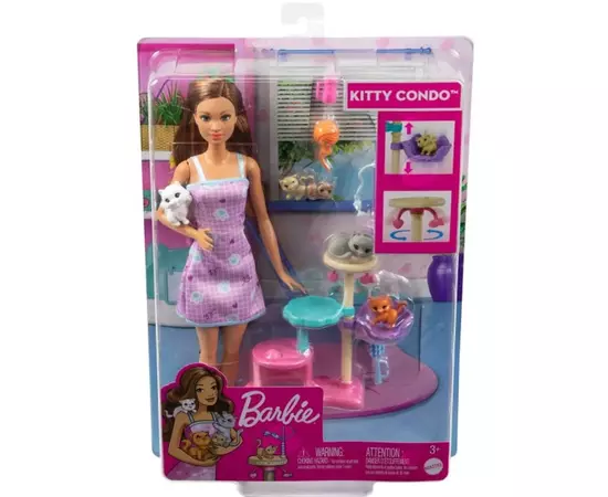 Лялька Barbie з кошенятами (HHB70), зображення 5 Лялька Barbie з кошенятами (HHB70), зображення 5