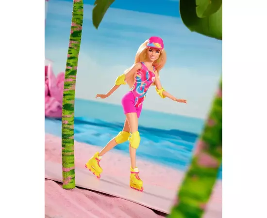 Кукла Barbie коллекционная Roller-Skating по мотивам фильма Барби (HRB04), изображение 7 Кукла Barbie коллекционная Roller-Skating по мотивам фильма Барби (HRB04), изображение 7