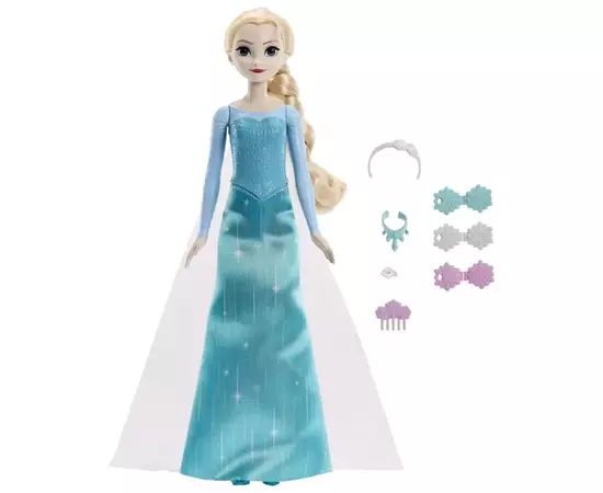 Кукла Disney Frozen принцесса Эльза с аксессуарами из м/ф Ледяное сердце (HMD56), изображение 2 Кукла Disney Frozen принцесса Эльза с аксессуарами из м/ф Ледяное сердце (HMD56), изображение 2