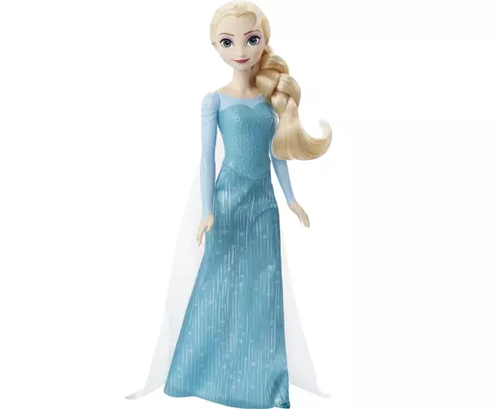 Кукла Disney Frozen принцесса Эльза из м/ф Ледяное сердце в платье со шлейфом (HLW47), изображение 2 Кукла Disney Frozen принцесса Эльза из м/ф Ледяное сердце в платье со шлейфом (HLW47), изображение 2