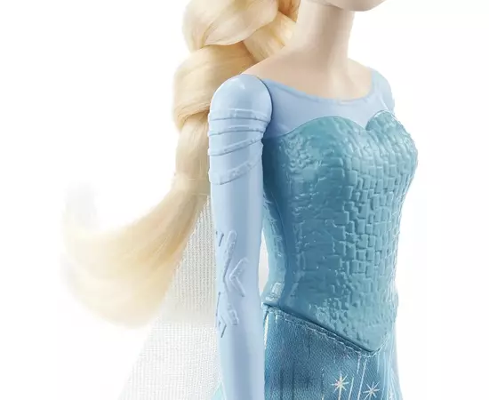 Кукла Disney Frozen принцесса Эльза из м/ф Ледяное сердце в платье со шлейфом (HLW47), изображение 4 Кукла Disney Frozen принцесса Эльза из м/ф Ледяное сердце в платье со шлейфом (HLW47), изображение 4
