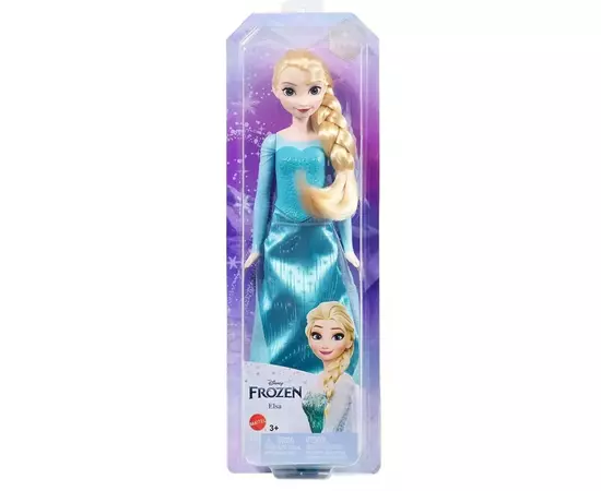 Кукла Disney Frozen принцесса Эльза из м/ф Ледяное сердце в платье со шлейфом (HLW47), изображение 6 Кукла Disney Frozen принцесса Эльза из м/ф Ледяное сердце в платье со шлейфом (HLW47), изображение 6