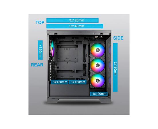 Корпус Azza CSAZ-570B, изображение 6 Корпус Azza CSAZ-570B, изображение 6