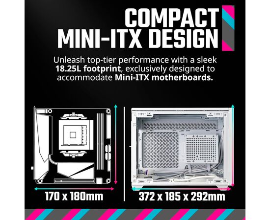 Корпус CoolerMaster NR200PV2-WCNN-S00, изображение 11 Корпус CoolerMaster NR200PV2-WCNN-S00, изображение 11