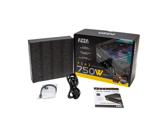 Блок питания Azza 750W (PSAZ-750W ARGB), изображение 5 Блок питания Azza 750W (PSAZ-750W ARGB), изображение 5