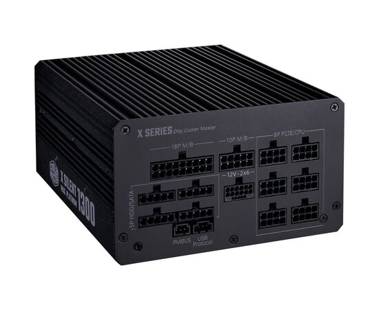 Блок питания CoolerMaster 1300W X Silent Max Platinum (MPS-D001-AFAP-BEU), изображение 4 Блок питания CoolerMaster 1300W X Silent Max Platinum (MPS-D001-AFAP-BEU), изображение 4
