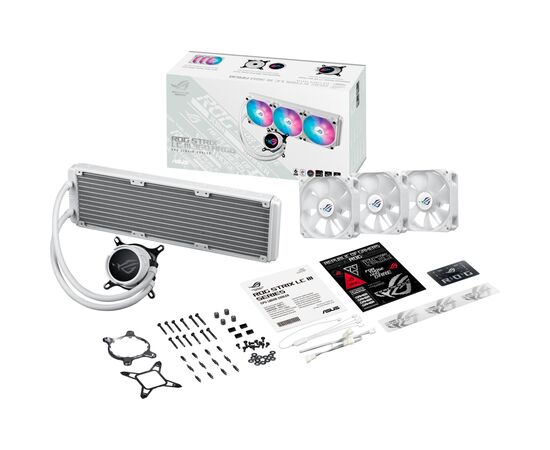 Система рідинного охолодження ASUS ROG-STRIX-LC-III-360-ARGB-WHT (90RC00T2-M0UAY0), зображення 11 Система рідинного охолодження ASUS ROG-STRIX-LC-III-360-ARGB-WHT (90RC00T2-M0UAY0), зображення 11