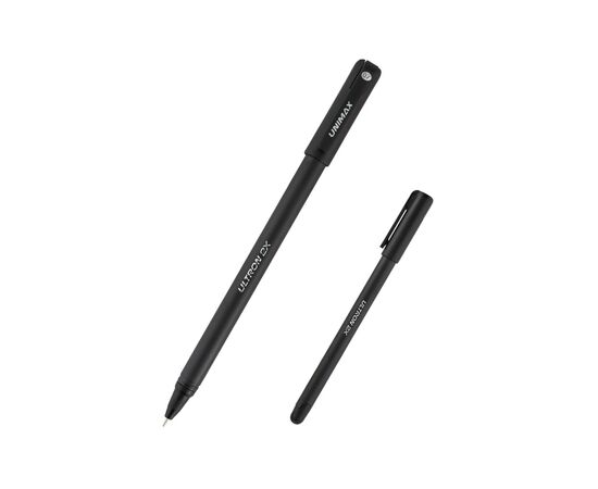 Ручка кулькова Unimax Ultron 2X 0.7 мм Чорна (UX-146-02)