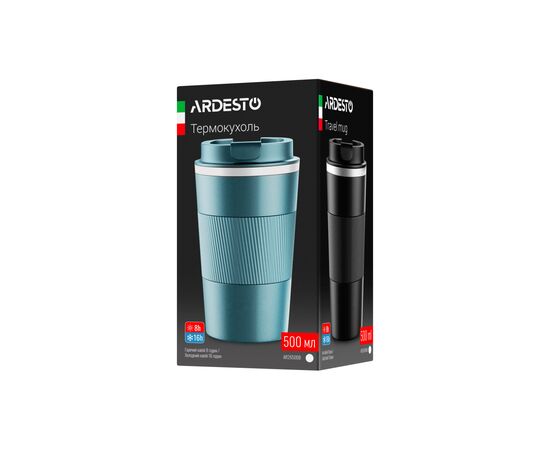 Термочашка Ardesto Urban 500 мл Темно-синя (AR2650DB), изображение 8 Термочашка Ardesto Urban 500 мл Темно-синя (AR2650DB), изображение 8