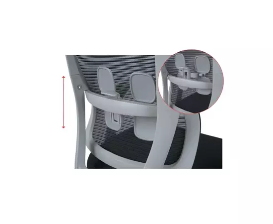 Офисное кресло Аклас Одри HR ANF Черный (Черный) (00146687), изображение 7 Офисное кресло Аклас Одри HR ANF Черный (Черный) (00146687), изображение 7