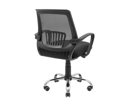 Офісне крісло Richman Стар Хром Піастра Сітка чорна + сіра (сидіння) (R00000044930), зображення 4 Офісне крісло Richman Стар Хром Піастра Сітка чорна + сіра (сидіння) (R00000044930), зображення 4