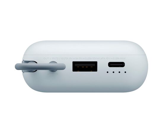 Батарея універсальна Xiaomi 10000mAh 22.5W, Integrated Cable, blue (BHR9073GL), зображення 5