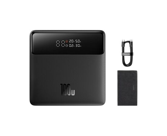 Батарея универсальная Baseus Blade 20000mAh 100W OE, black (PPBL000301), изображение 6 Батарея универсальная Baseus Blade 20000mAh 100W OE, black (PPBL000301), изображение 6