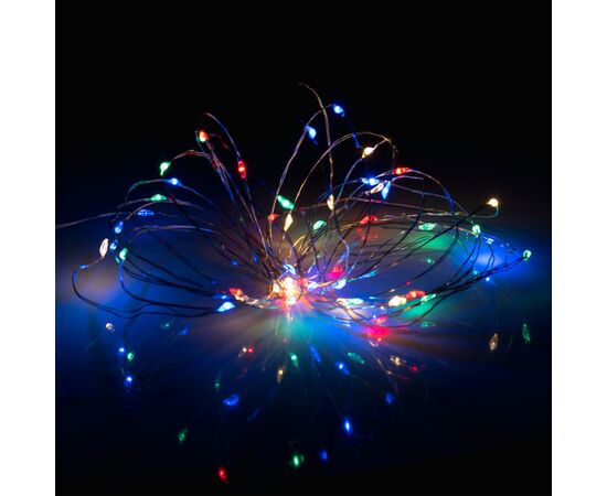 Гирлянда YES! Fun Нить на медной проволоке 50 LED Разноцветная 5 м Статическая USB (975039), изображение 3 Гирлянда YES! Fun Нить на медной проволоке 50 LED Разноцветная 5 м Статическая USB (975039), изображение 3